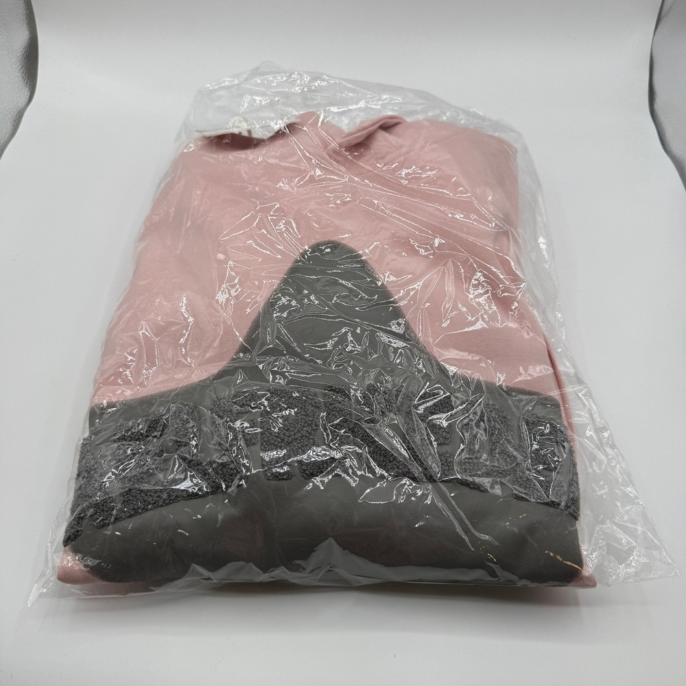 Aelfric Eden Hoodie Adult Medium Pink Star Boucle Streetwear Pullover NEW - Picture 3 of 13